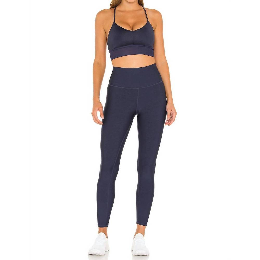 NEW ALO YOGA lavish bra in true navy - Picture 4 of 4